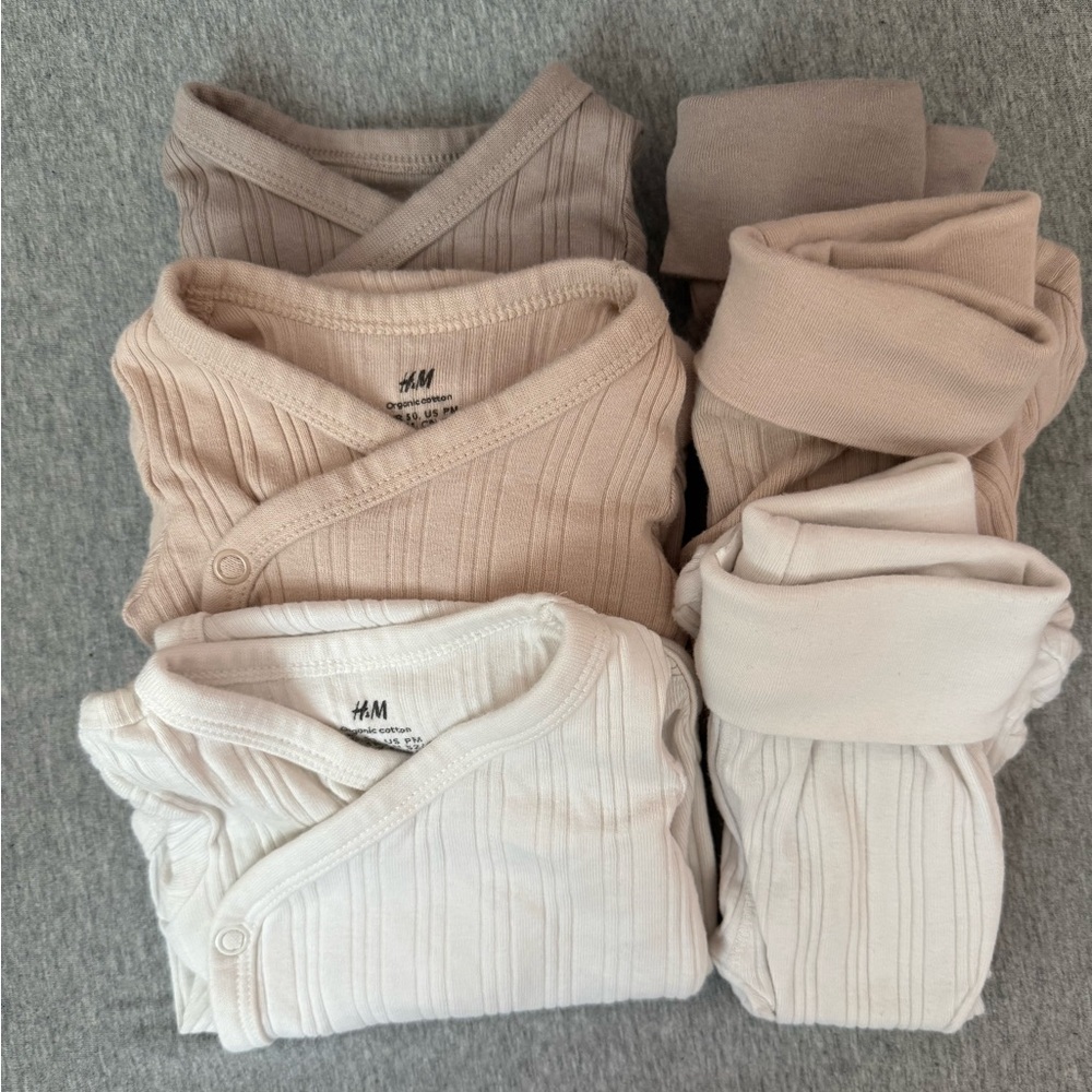 H&M 3 Wrapover Bodysuits with Pants